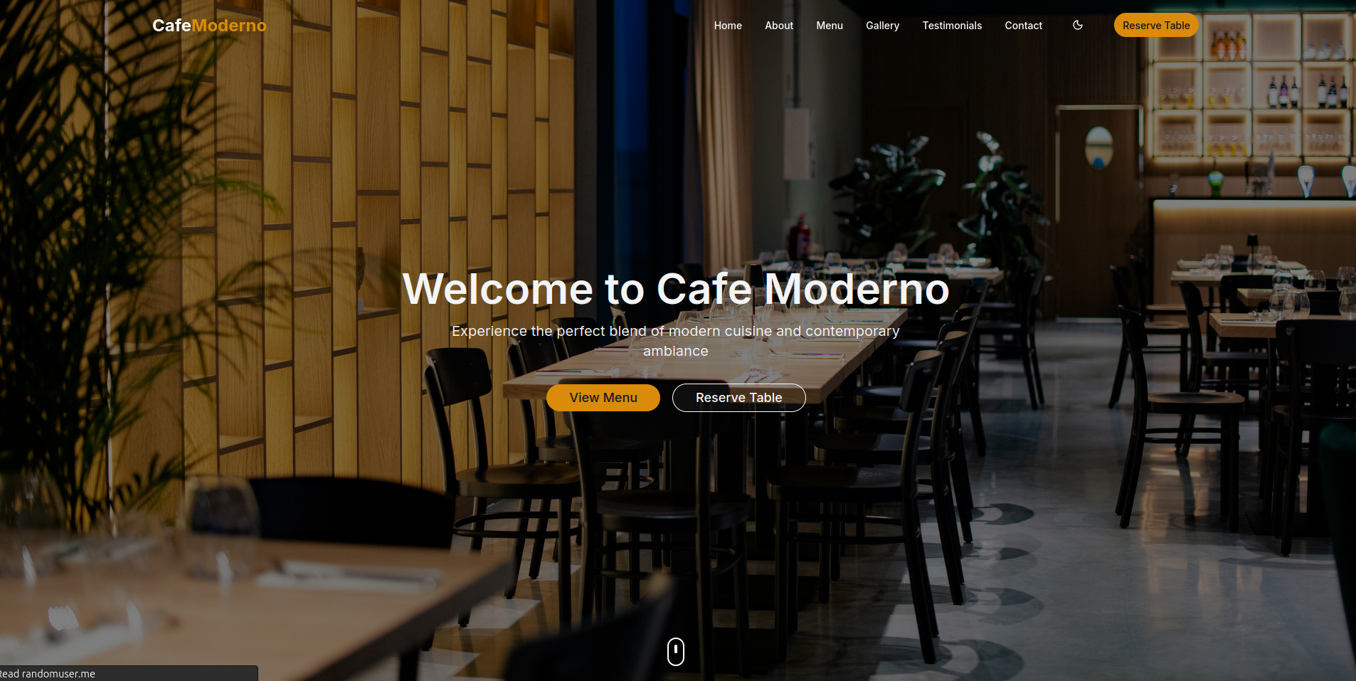 Restaurant Website